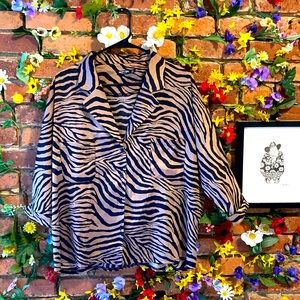 Nasty Gal Satin Tiger Shirt